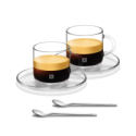 CUPS WITH SPOONS AND SAUCERS VERTUO ESPRESSO CUPS WITH SPOONS AND SAUCERS VERTUO ESPRESSO