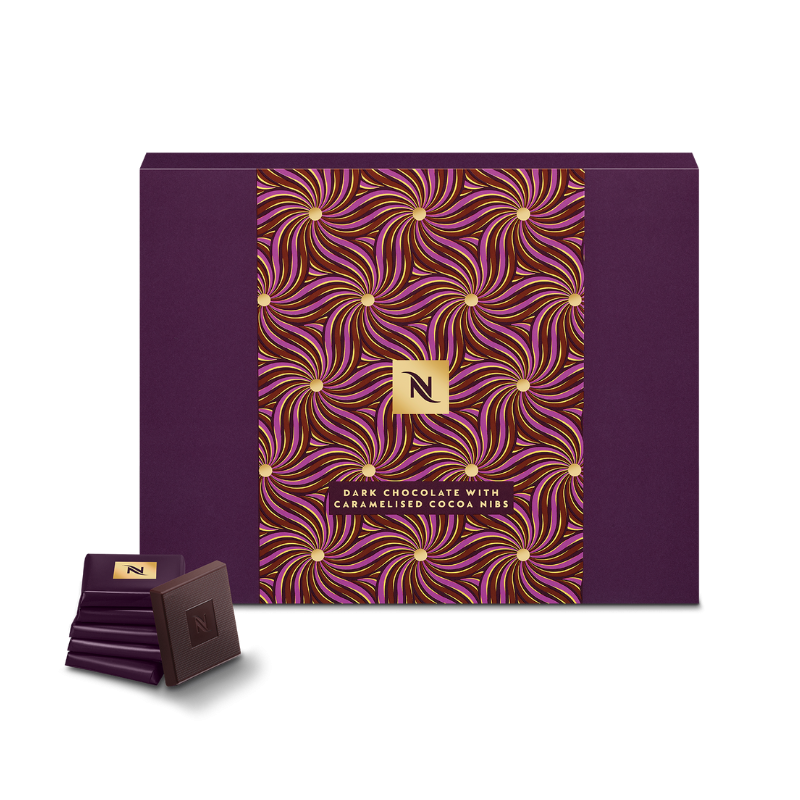 Dark Chocolate with Cacao Nibs