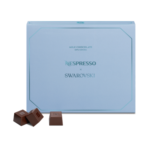 Piimašokolaadi kuubikud Swarovski