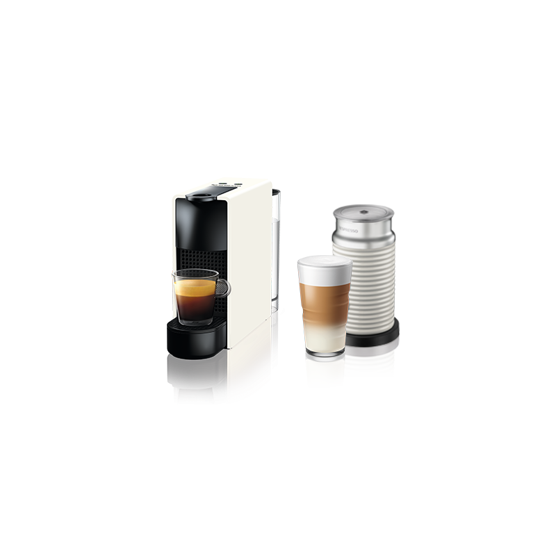 Cafetera Nespresso Essenza Mini White + Aeroccino