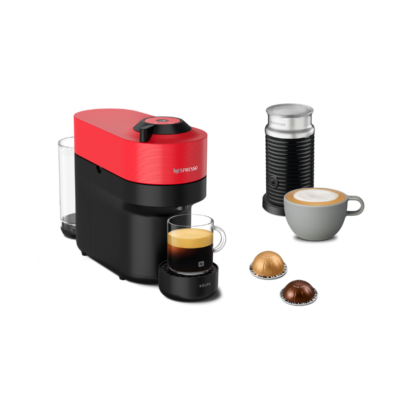 Vertuo Pop Red & Aeroccino 3