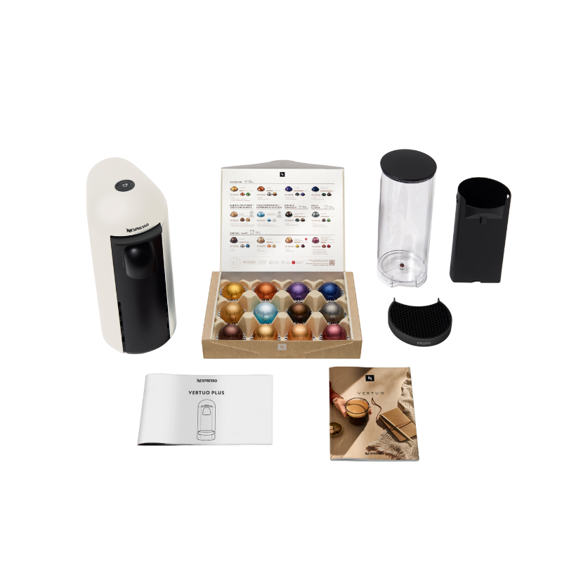 Kapsulinis kavos aparatas Nespresso Vertuo Plus White Kapsulinis kavos aparatas Nespresso Vertuo Plus White
