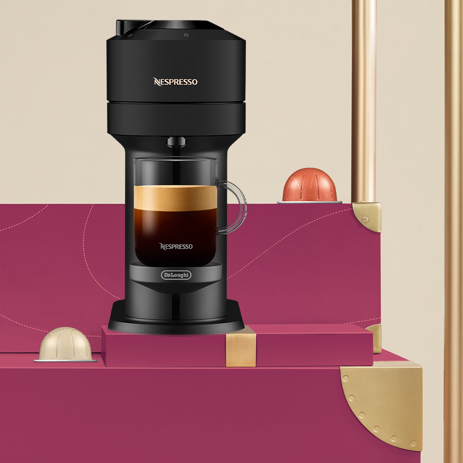 40% DISCOUNT ON THE VERTUO NEXT COFFEE MACHINE WHEN YOU BUY 80 CAPSULES!