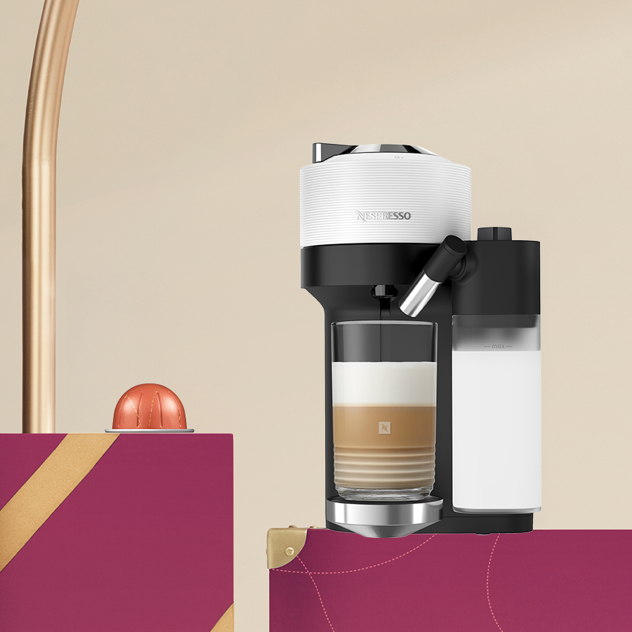 50% DISCOUNT ON THE VERTUO LATTISSIMA COFFEE MACHINE WHEN YOU BUY 80 CAPSULES!