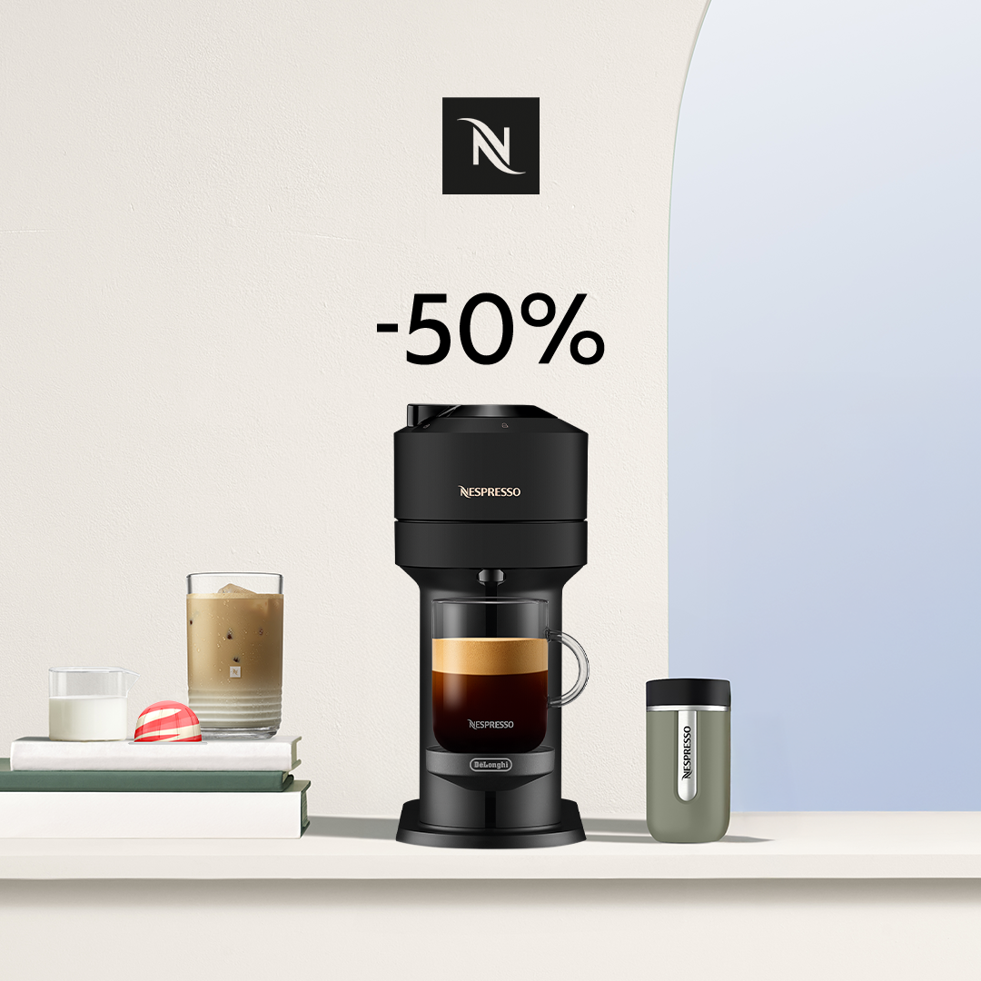 50% ALLAHINDLUS VERTUO NEXT KOHVIMASINALE, KUI OSTATE 100 VERTUO KAPSLIT!