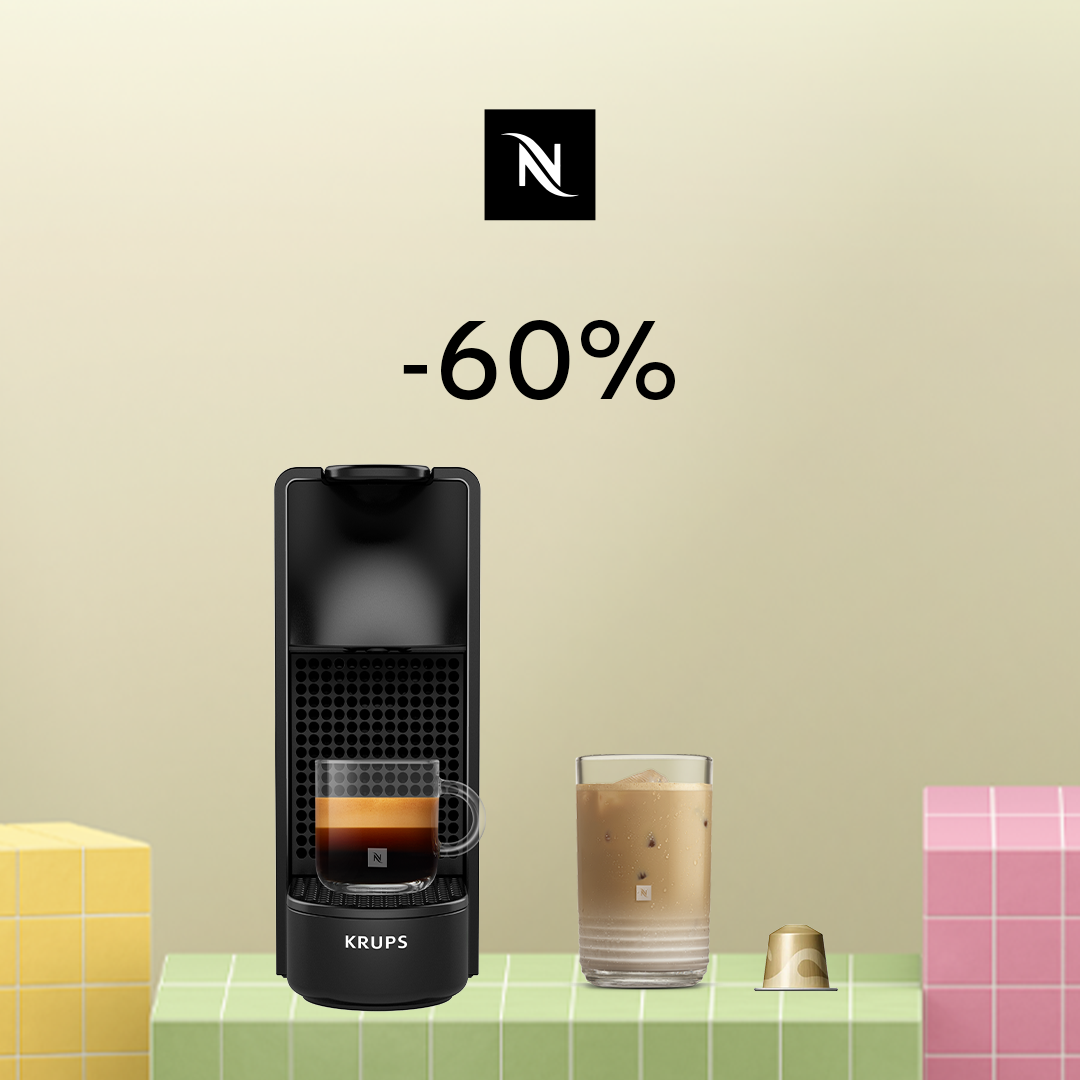 60% ALLAHINDLUS ESSENZA MINIKOHVIMASINALE, KUI OSTATE 150 ORIGINAL KAPSLIT! 