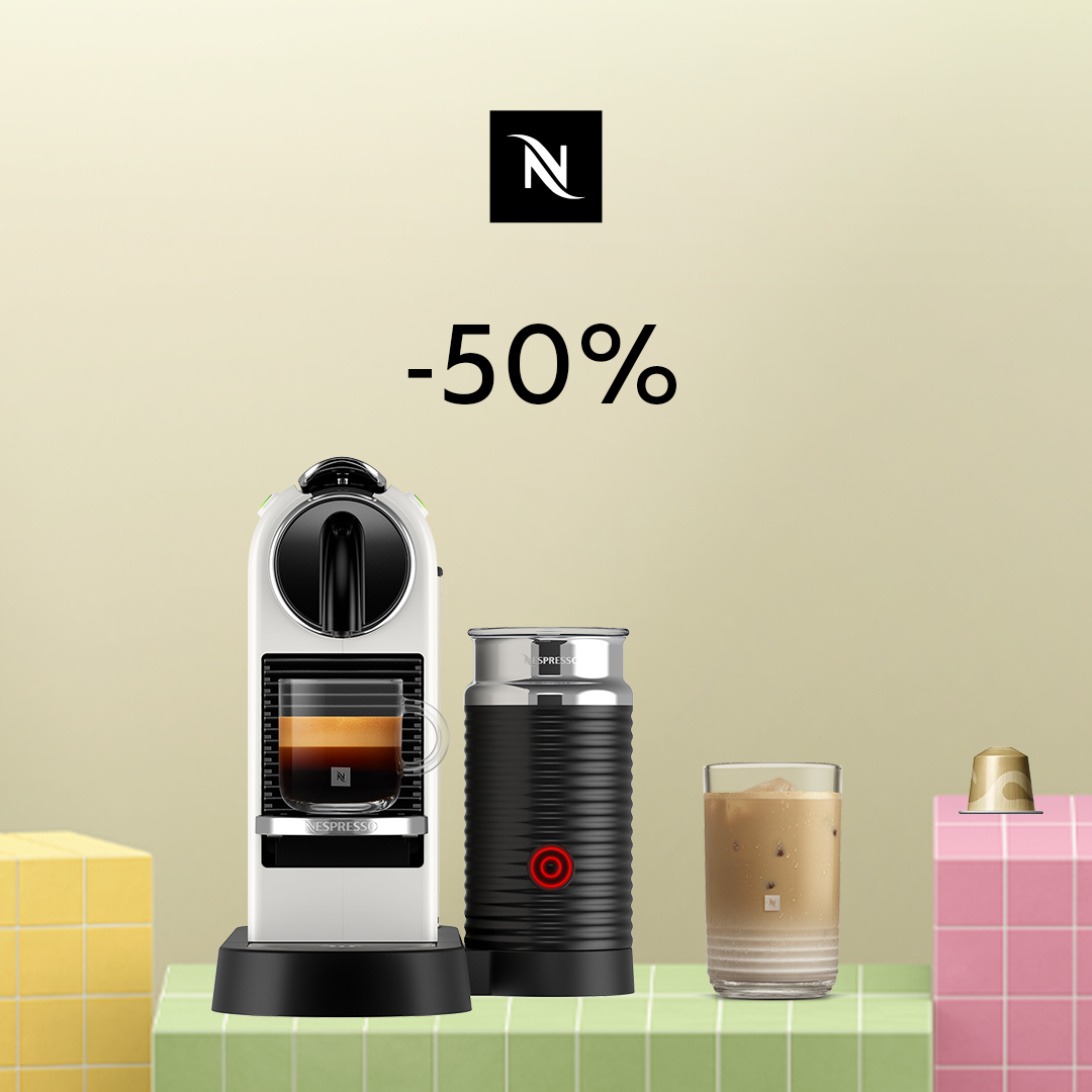 50% ALLAHINDLUS CITIZ&MILK KOHVIMASINALE, KUI OSTATE 200 ORIGINAL KAPSLIT! 