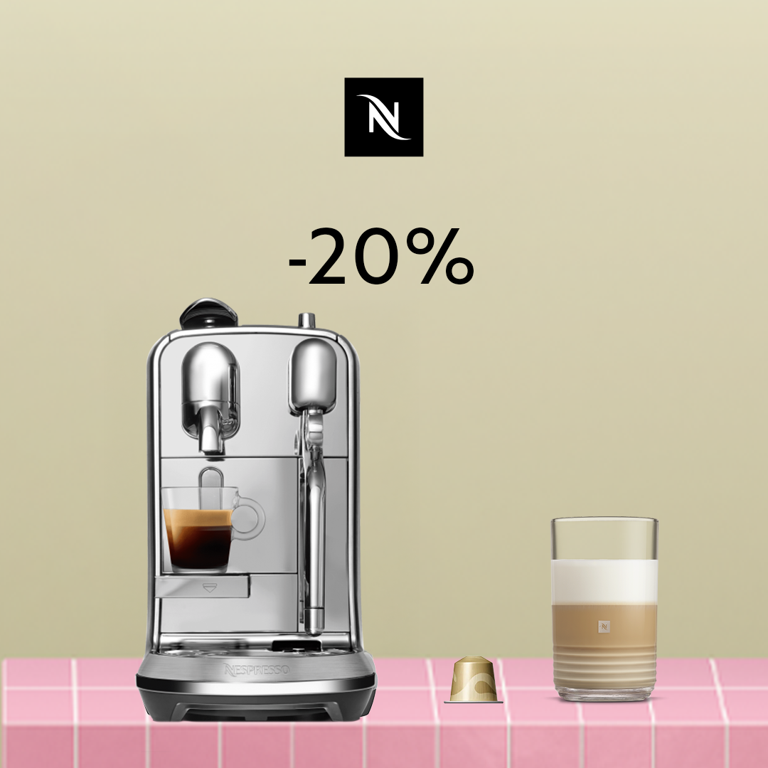 20% ALLAHINDLUS CREATISTA PLUS KOHVIMASINALE, KUI OSTATE 200 ORIGINAL KAPSLIT! 