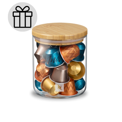 Buy any 300 Original coffee capsule set and receive a gift – Medium Serving Display