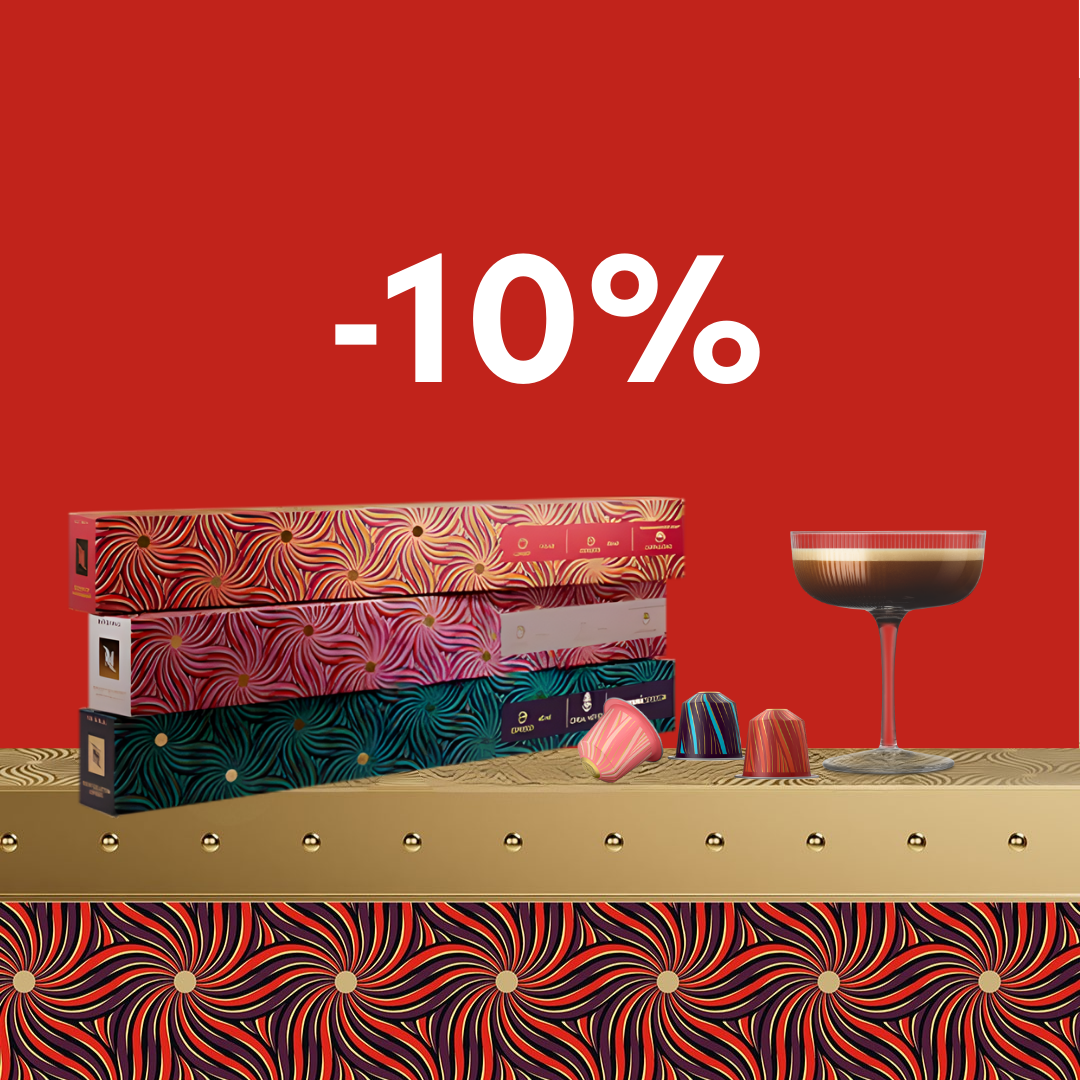 -10% SOODUSTUS KÕIKIDELE ORIGINAL KAPSLITELE ostes vähemalt 100 € väärtuses kohvikapsleid