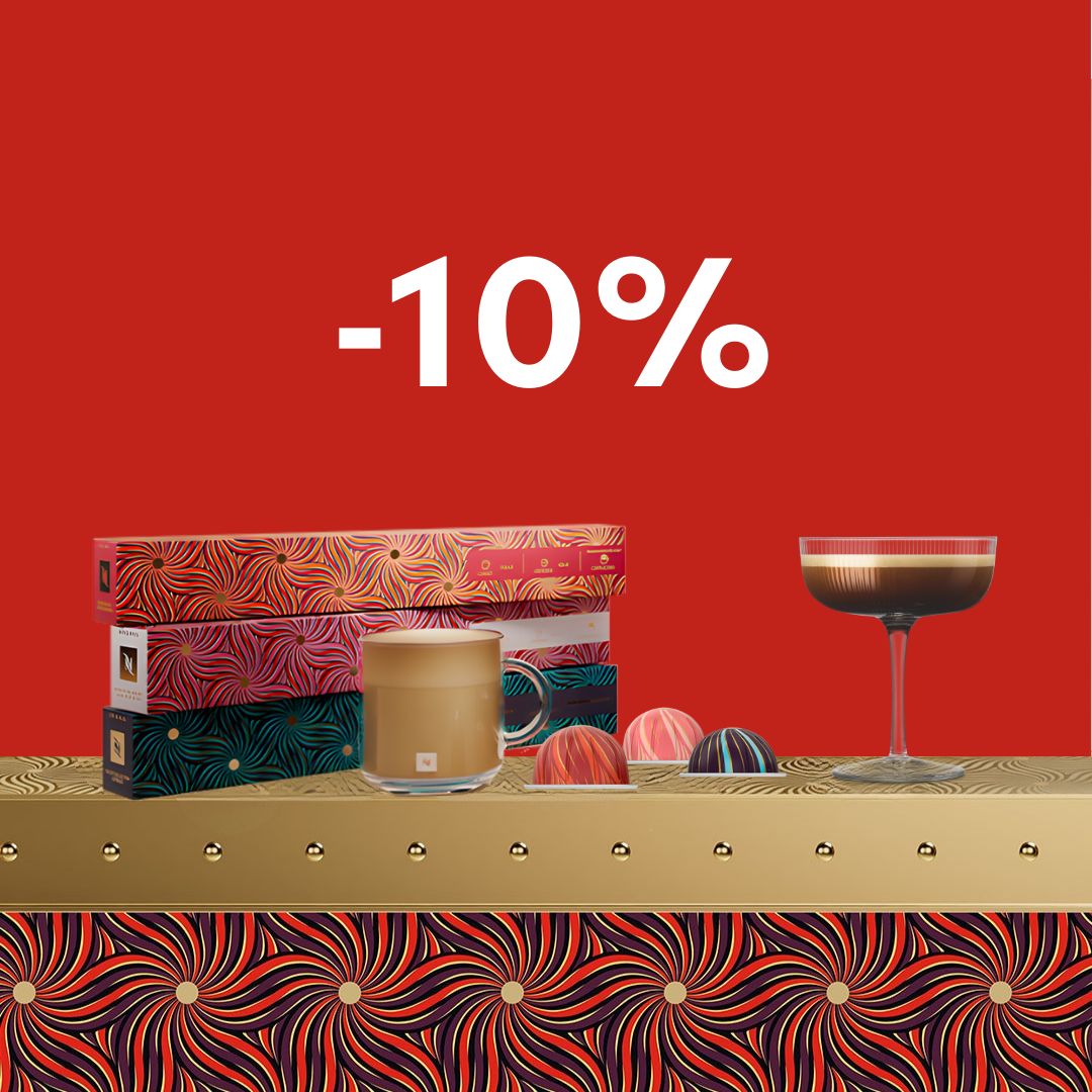 -10% SOODUSTUS KÕIKIDELE VERTUO KAPSLITELE ostes vähemalt 100 € väärtuses kohvikapsleid