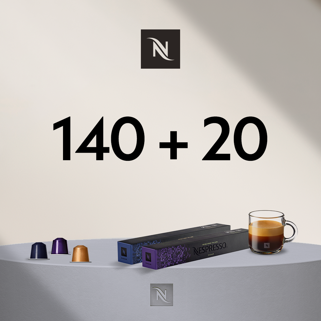 BUY 140 ORIGINAL CAPS - GET 2 SLEEVES ISPIRAZIONE ITALIANA FOR  0,02 EUR