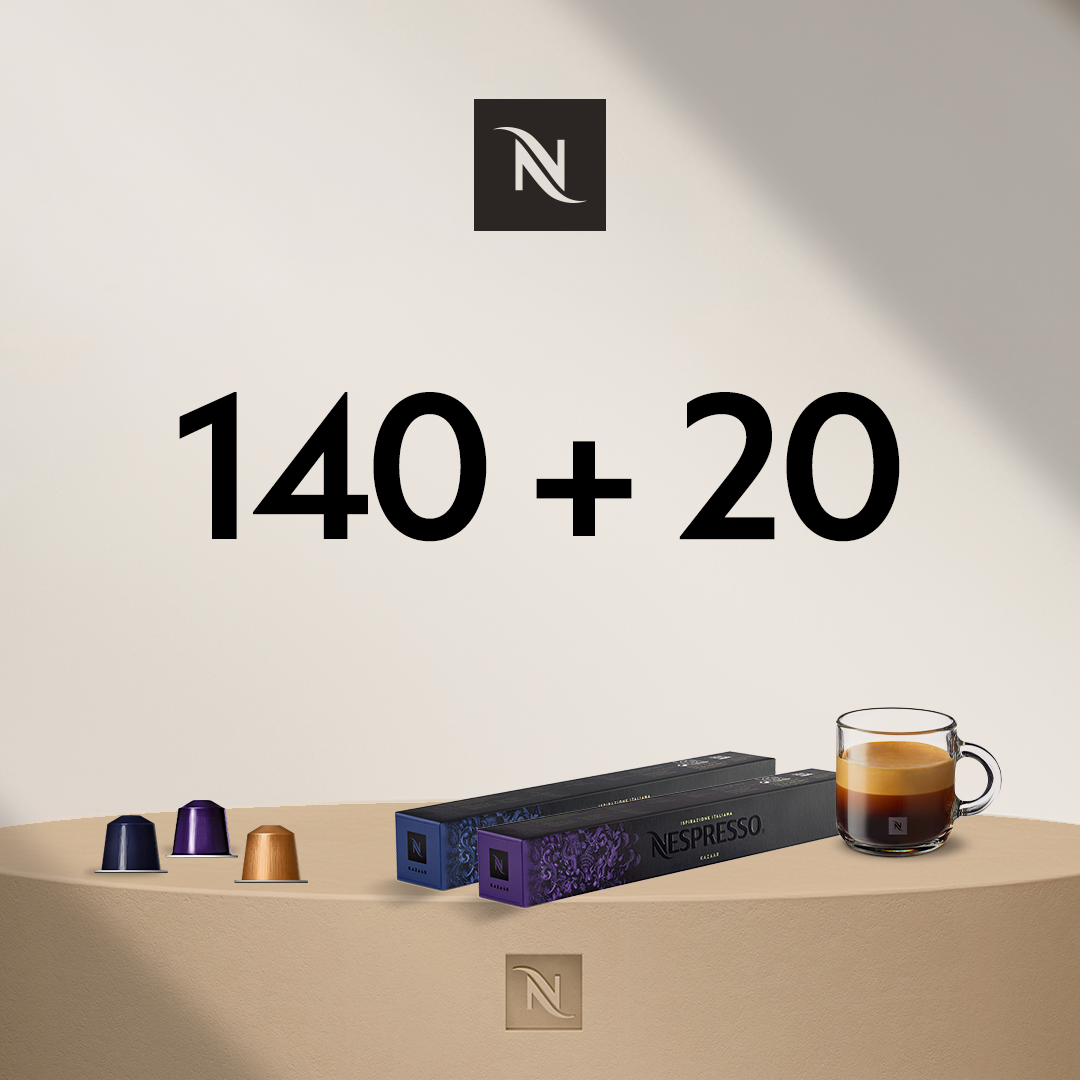 OSTKE 140 ORIGINAL KOHVIKAPSLIT - SAAGE 2 PAKKI ISPIRAZIONE ITALIANA KOHVI 0,02 EURO EEST