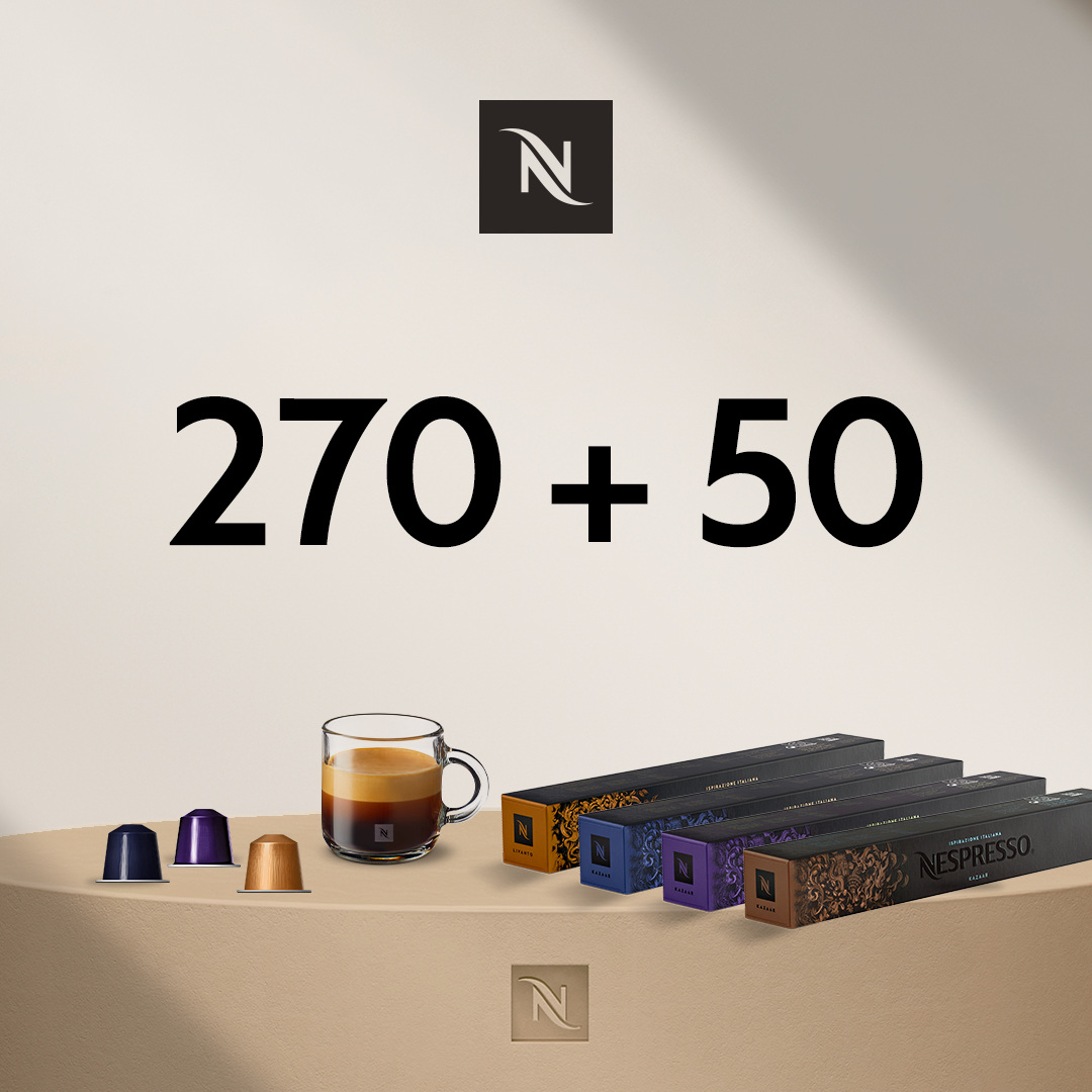 OSTKE 270 ORIGINAL KOHVIKAPSLIT - SAAGE 5 PAKKI ISPIRAZIONE ITALIANA KOHVI 0,05 EURO EEST