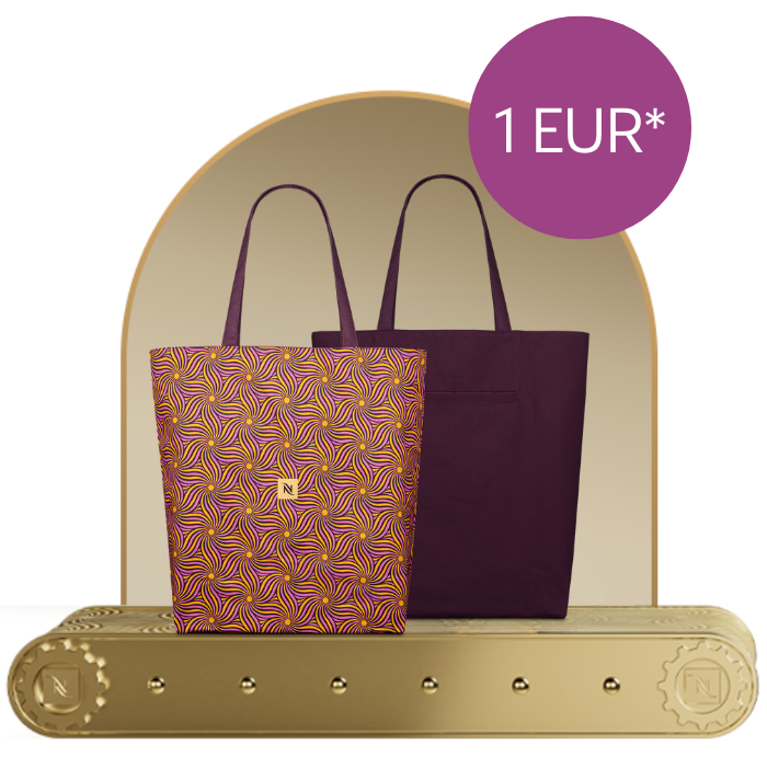 OSTKE 100 VERTUO KOHVIKAPSLIT - SAAGE TOTE BAG 1 EURO EEST