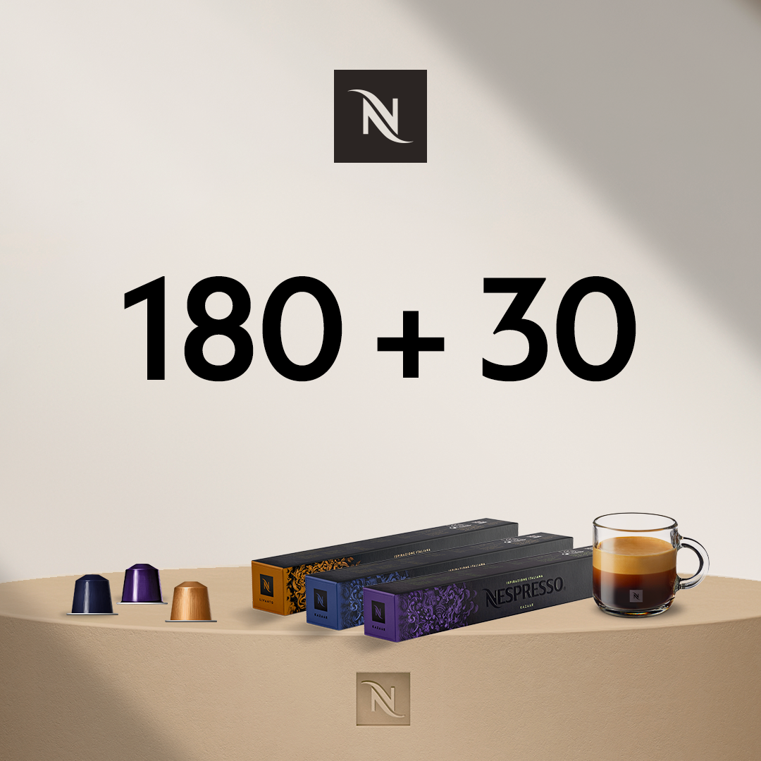 BUY 180 ORIGINAL CAPS - GET 3 SLEEVES ISPIRAZIONE ITALIANA FOR  0,03 EUR