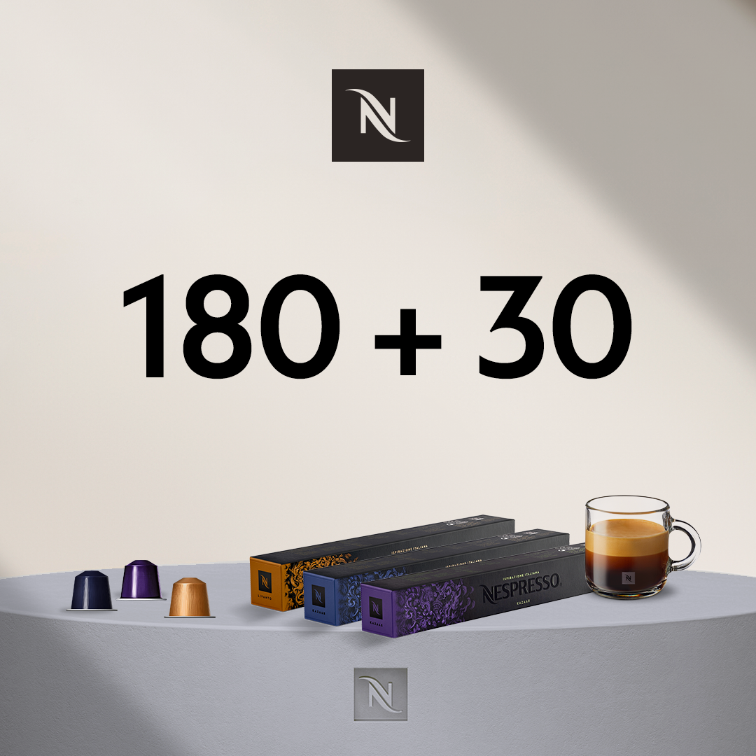 BUY 180 ORIGINAL CAPS - GET 3 SLEEVES ISPIRAZIONE ITALIANA FOR  0,03 EUR