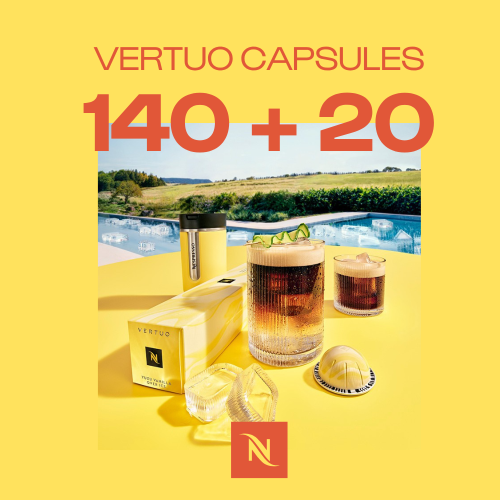 BUY 140 VERTUO CAPS - GET 2 SLEEVES GRAN LUNGOS FOR  0,02 EUR