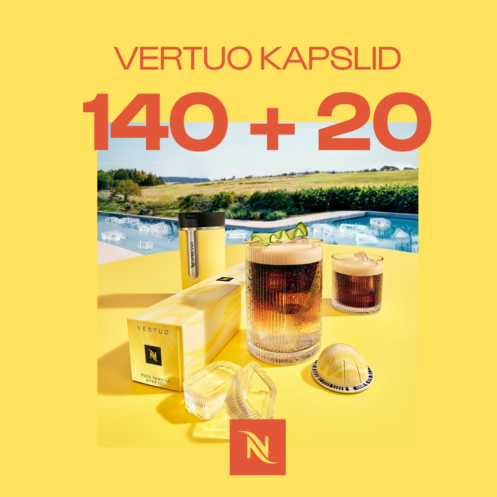 OSTKE 140 VERTUO KOHVIKAPSLIT - SAAGE 2 PAKKI GRAN LUNGOS KOHVI 0,02 EURO EEST
