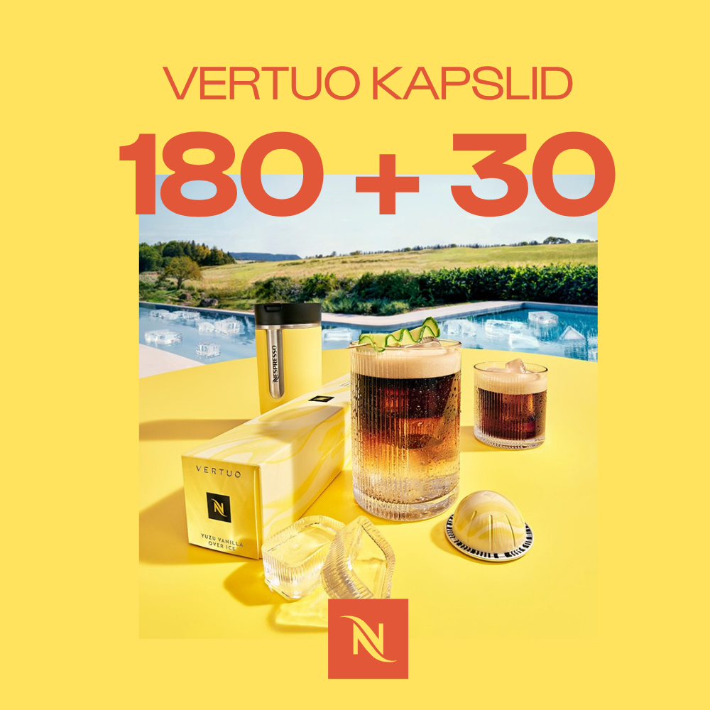 OSTKE 180 VERTUO KOHVIKAPSLIT - SAAGE 3 PAKKI GRAN LUNGOS KOHVI 0,03 EURO EEST