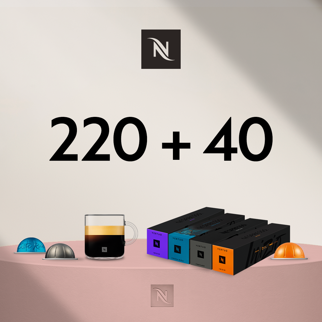 OSTKE 220 VERTUO KOHVIKAPSLIT - SAAGE 4 PAKKI GRAN LUNGOS KOHVI 0,04 EURO EEST