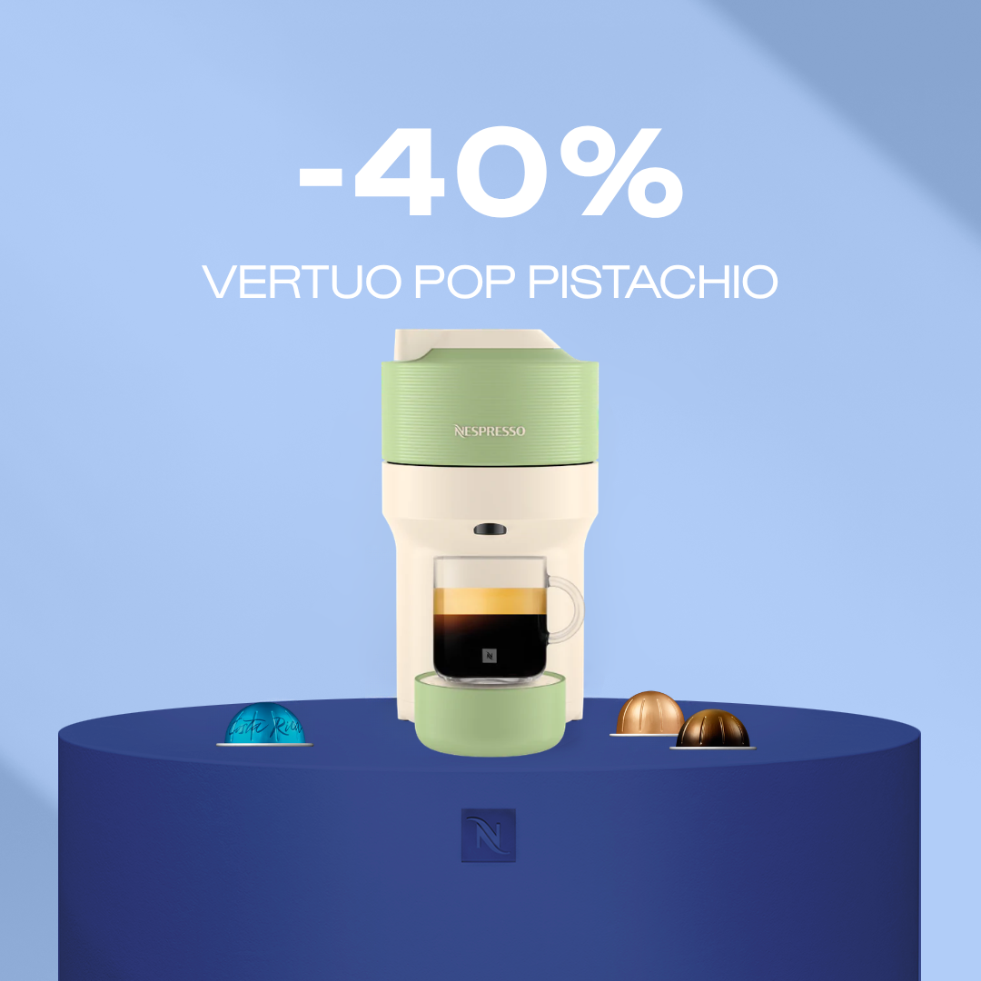 -40% VERTUO POP PISTACHIO  KOHVIMASINALE, KUI OSTATE 80 VERTUO KAPSLIT