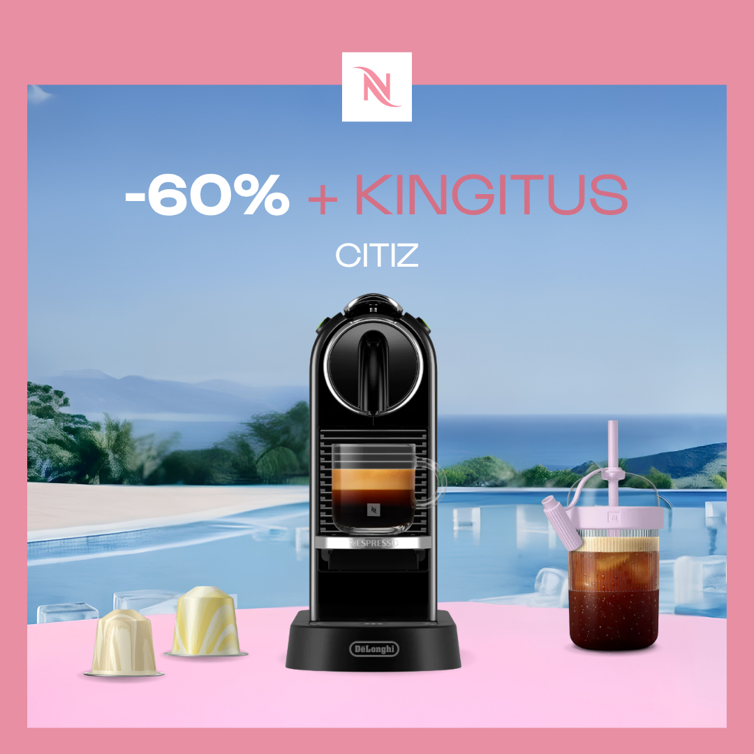 -60% CITIZ KOHVIMASINALE, KUI OSTATE 150 ORIGINAL KAPSLIT + TASUTA KOMPLEKT