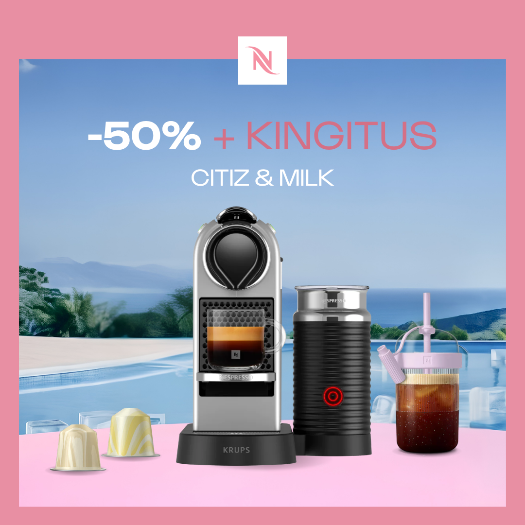 -50% CITIZ & MILK KOHVIMASINALE, KUI OSTATE 200 ORIGINAL KAPSLIT + TASUTA KOMPLEKT